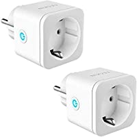 TECKIN WiFi Enchufe Inteligente 16A 3300W Mini Smart Plug Funciona con Siri Amazon Alexa Echo- Google Home- Control…
